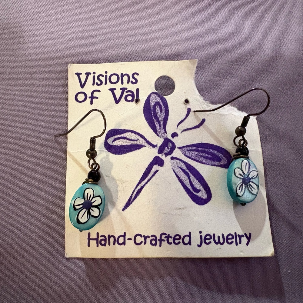 Hand painted earrings